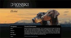 Desktop Screenshot of dronskidobermanns.co.uk